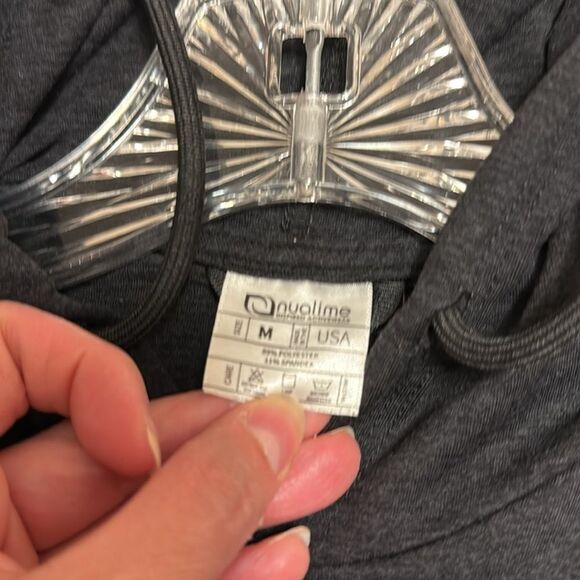 Peloton Charcoal Hoodie with Red Details - Picture 6 of 6